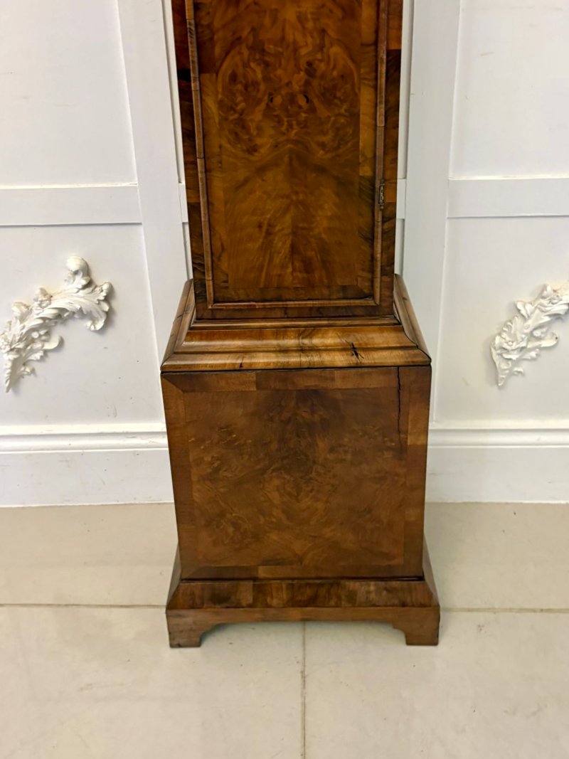 Antique 17th Century English Burr Walnut Longcase Clock by Edin Burgis of London - Image 6